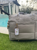 I heart tennis bag tag