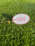 Phi Mu Bag Tag