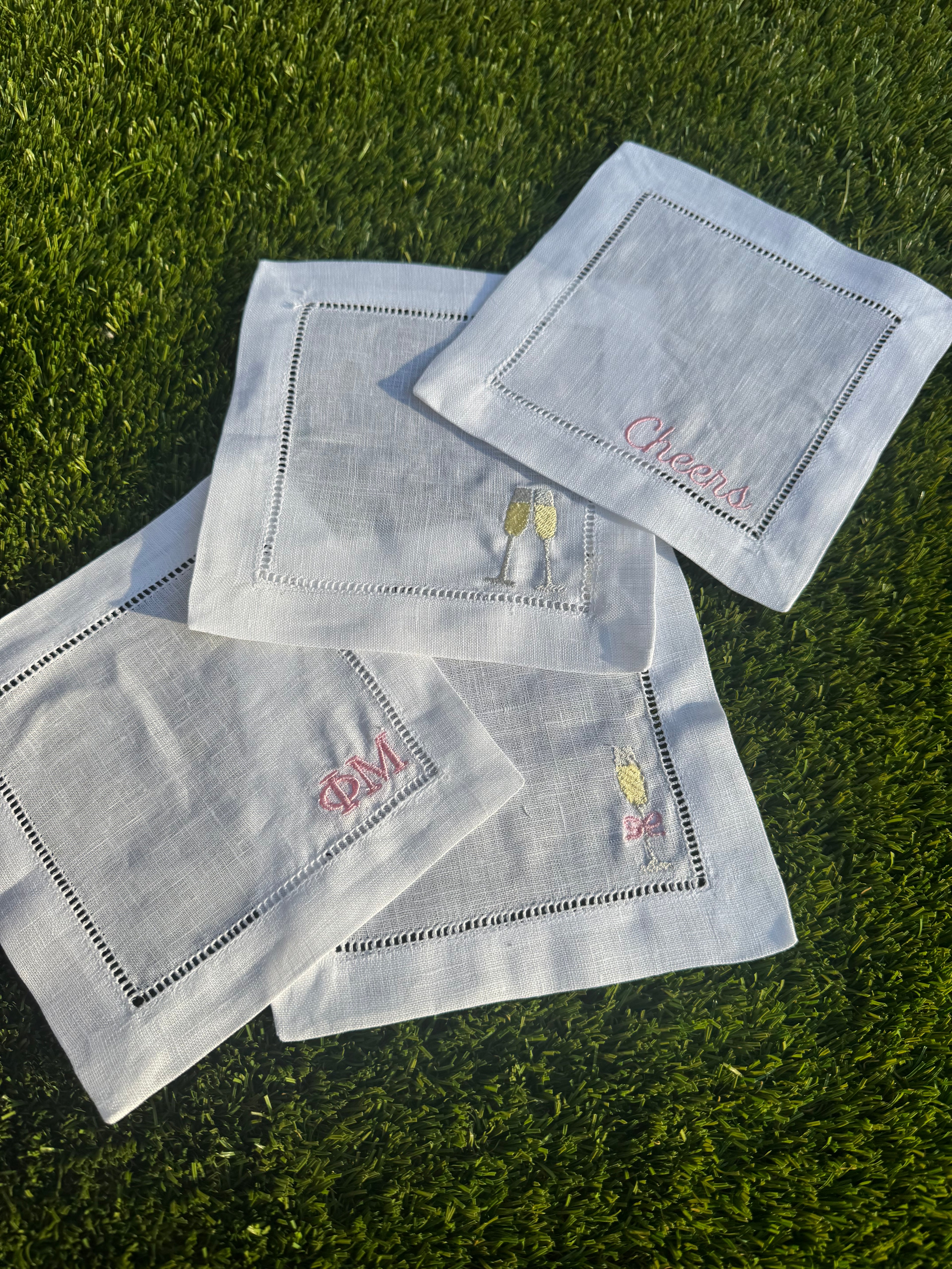 Phi Mu Cocktail Napkins