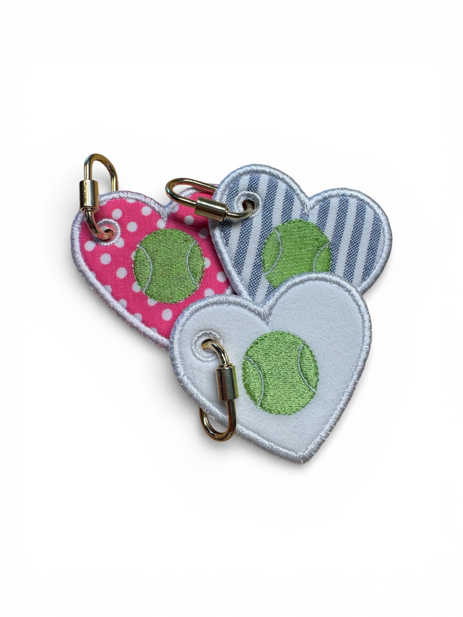 Tennis Heart Bag Tag