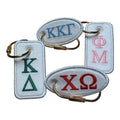 Greek bag tag