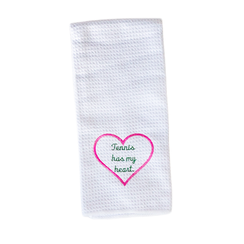 Tennis Has My Heart Towel